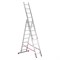 Алюминиевая трехсекционная лестница Alpos 3х8 44-08 - фото 119764