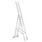 Алюминиевая трехсекционная лестница Alpos 3х10 38-10 - фото 119788