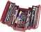 Универсальный набор инструмента King Tony в раскладном ящике, 1/2DR, 88 предметов 902-089MR01 - фото 121556