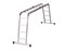 Алюминиевая лестница трансформер Dogrular Ufuk Pro 2x5+2x4 511454 - фото 124247