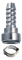 Переходник Fubag байонет на елочку 6мм с обжимным кольцом 6x11мм - фото 128461