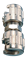 Переходник Fubag с двумя байонетными гайками в блистере - фото 128463