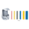 Рефлекторная насадка Steinel с набором термоусадочных трубок - фото 130636
