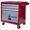 Красная инструментальная тележка MACTAK, 3 ящика и отсек 522-03581R - фото 143832