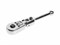 Укороченный шарнирный ключ-трещотка 1/4" 45 зубьев, 124мм с фиксацией и металлической рукояткой JTC-3012 - фото 167299