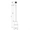 Бита-головка 1/2" TORX T55 L=200мм JTC-45555200 - фото 167610