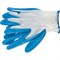 Полиэфирные перчатки Сибртех с синим нитрильным покрытием L 67862 - фото 247969