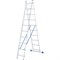 Алюминиевая двухсекционная лестница Сибртех 2x10 ступеней 97910 - фото 248260