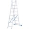 Алюминиевая двухсекционная лестница Сибртех 2x8 ступеней 97908 - фото 248262