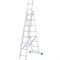 Алюминиевая трехсекционная лестница Сибртех 3x8 ступеней 97818 - фото 249679