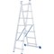Алюминиевая двухсекционная лестница Сибртех 2x7 ступеней 97907 - фото 249772