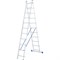 Алюминиевая двухсекционная лестница Сибртех 2x11 ступеней 97911 - фото 250085