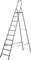 СИБИН  10 ступеней, 208 см, алюминиевая  стремянка (38801-10) - фото 261634