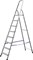 СИБИН  8 ступеней, 166 см, алюминиевая  стремянка (38801-8) - фото 261637