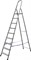 СИБИН  9 ступеней, 187 см, алюминиевая  стремянка (38801-9) - фото 261640