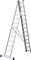 Алюминиевая трехсекционная лестница Сибин 3x13 38833-13 - фото 261655