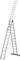 СИБИН  13 ступеней, со стабилизатором, алюминиевая, трехсекционная лестница (38833-13) - фото 261656