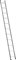 СИБИН  11 ступеней, высота 307 см, односекционная, алюминиевая, приставная лестница (38834-11) - фото 261675