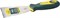 KRAFTOOL  65 мм х-образное профилированное полотно двухкомпонентная ручка, нержавеющий, Шпатель (10035-065) - фото 262503