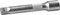 KRAFTOOL  1/2", 125 мм, Прямой удлинитель для торцовых головок (27854-1/2-125) - фото 263074