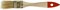 ЗУБР  УНИВЕРСАЛ 25 мм, 1" светлая натуральная щетина, деревянная ручка, Плоская кисть, ОПТИМА (01099-025) - фото 266597
