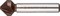 ЗУБР  КОБАЛЬТ, 16.5x60 мм, для раззенковки М8, кобальтовое покрытие, Конусный зенкер, Профессионал (29732-8) - фото 268796