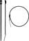 ЗУБР  КОБРА 2.5 х 110 мм, нейлон РА66, кабельные стяжки с плоским замком черные, 50 шт, Профессионал (30935-25-110) - фото 270719