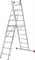 Алюминиевая двухсекционная индустриальная лестница NV 522 Новая Высота 2х10 5220210 - фото 273013