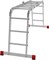 Алюминиевая лестница трансформер Новая Высота NV 332 2х4+2х5 3320245 - фото 273760 Алюминиевая лестница трансформер Новая Высота NV 332 2х4+2х5 3320245 - фото 273760