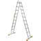 Алюминиевая двухсекционная шарнирная лестница Алюмет 2x9 Т209 - фото 274815