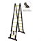 Лестница-стремянка телескопическая Профи 1,6м/3,2м 5 ступеней - фото 279119