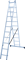 Алюминиевая двухсекционная лестница Новая Высота NV 122Y 2x11 1220211Y - фото 288453