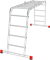 Алюминиевая лестница трансформер Новая Высота NV3321 4х4 3321404 - фото 288775