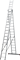 Алюминиевая трехсекционная лестница Новая Высота NV 123 3x16 1230316 - фото 289290