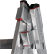 Алюминиевая трехсекционная лестница Новая Высота NV 323 3х10 3230310 - фото 289348