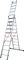 Алюминиевая трехсекционная лестница Новая Высота NV 523 3х10 5230310 - фото 289523
