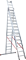 Алюминиевая трехсекционная лестница Новая Высота NV 523 3х15 5230315 - фото 289653