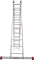 Алюминиевая трехсекционная лестница Новая Высота NV 323 3х10 3230310 - фото 289791