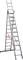 Алюминиевая трехсекционная лестница Новая Высота NV 323 3х11 3230311 - фото 289799