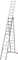 Алюминиевая трехсекционная лестница Новая Высота NV 223 3х12 2230312 - фото 290111