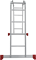 Алюминиевая лестница трансформер Новая Высота NV 232 2х3+2х4 2320234 - фото 290320 Алюминиевая лестница трансформер Новая Высота NV 232 2х3+2х4 2320234 - фото 290320