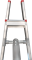 Алюминиевая садовая стремянка Новая Высота NV5191 8 ступеней 5191108 - фото 292025