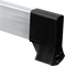 Черный однокомпонентный башмак траверсы Новая Высота 61х20 в сборе 1920004 - фото 292914