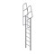 Приставная наклонная лестница с ограждением ALUR ЛН-4,88 - фото 297641