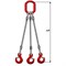 Канатный строп с 3 крюками Грузовая механика 3СК 2,0т 2м - фото 310243