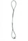 Петлевой канатный строп Грузовая механика (заплет) СКП 0,36т 1,5м - фото 310656