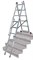 Трехсекционная алюминиевая лестница 3х6 Krause Corda 013361 - фото 317515