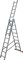 Алюминиевая трехсекционная лестница 3х9 Krause Corda 013392 - фото 317547