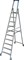 Передвижная лестница-стремянка Krause Stabilo 10 ступеней 124661 - фото 318369