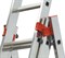 Алюминиевая трехсекционная лестница Krause Tribilo 3х8 129666 - фото 319989
